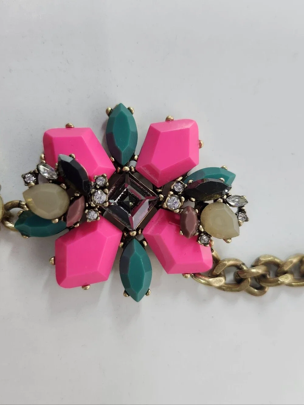 J Crew colorful statement necklace NWT